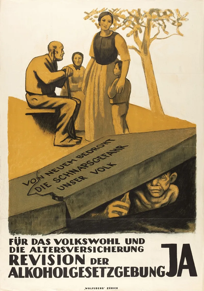Fur Das Volkswohl Und Die Altersversicherung Revision Der Alkoholgesetzgebung Ja