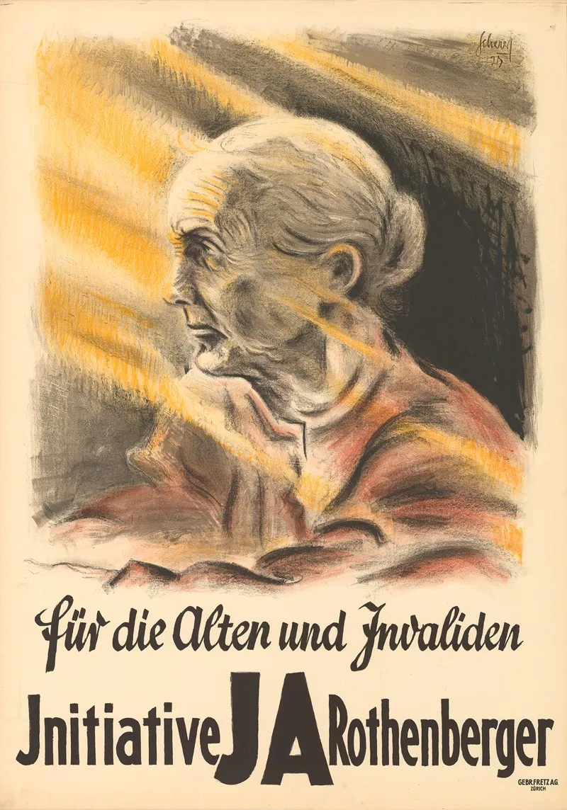 Fur Die Alten Und Invaliden Initiative Rothenberger Ja Wall Art by Carl Scherer - High-Resolution Digital Print