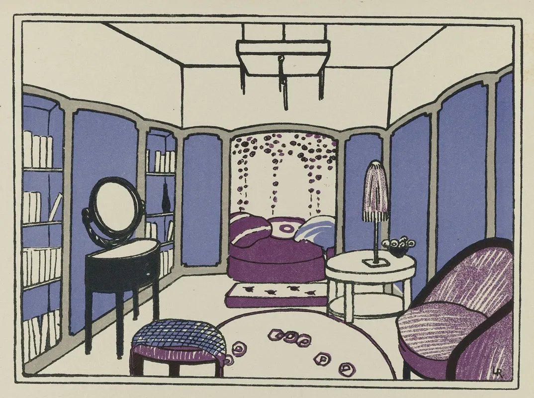 Furnishings And Interiors 3 Wall Art by Lucie Renaudot - High-Resolution Digital Print