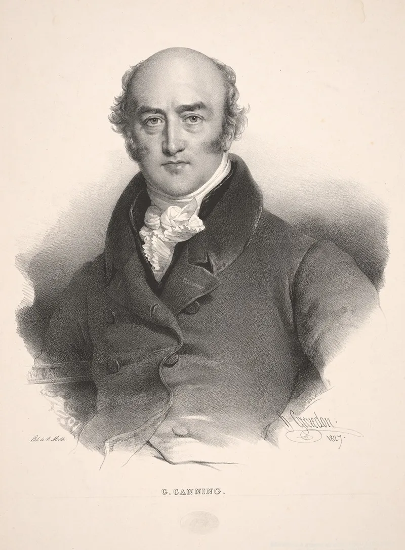G Canning Wall Art by Henri Grévedon - High-Resolution Digital Print