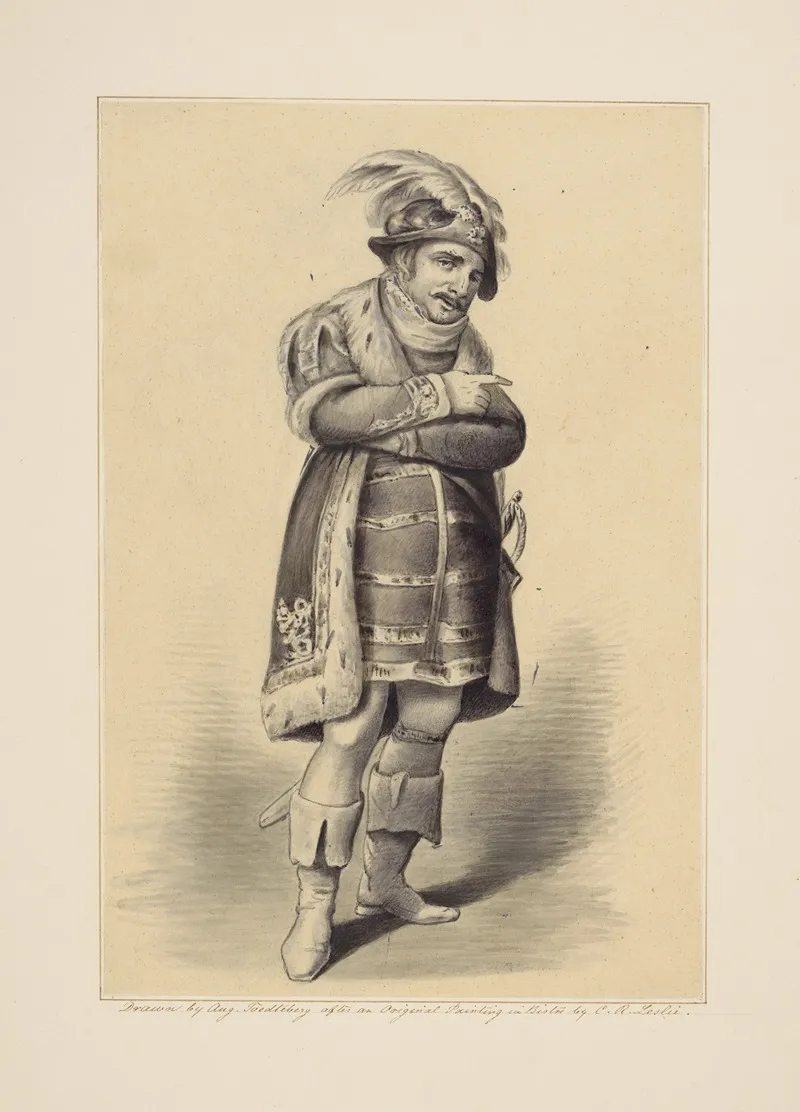 G F Cooke As Richard Iii Wall Art by Augustus Toedteberg - High-Resolution Digital Print