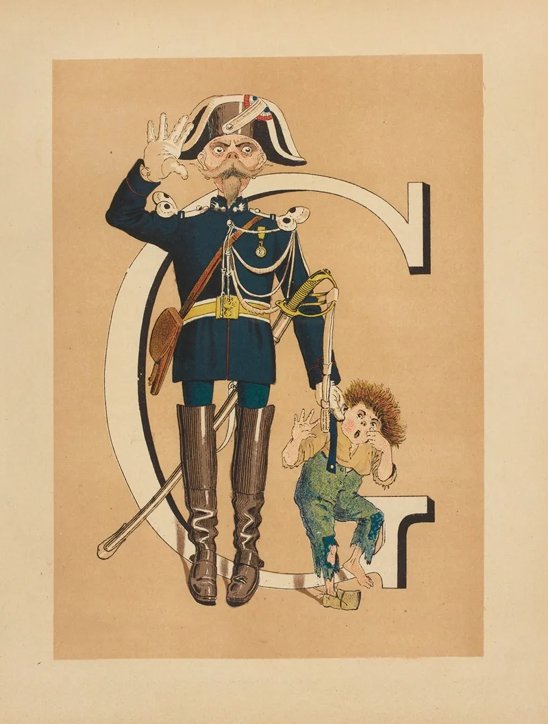 G Gendarme Wall Art by Henri de Sta - High-Resolution Digital Print