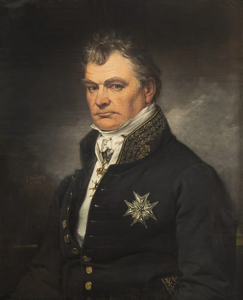 Gabriel Poppius 1770 1856 Minister Of State President Of The Chamber Of Commerce Wall Art by Johan Gustaf Sandberg - High-Resolution Digital Print