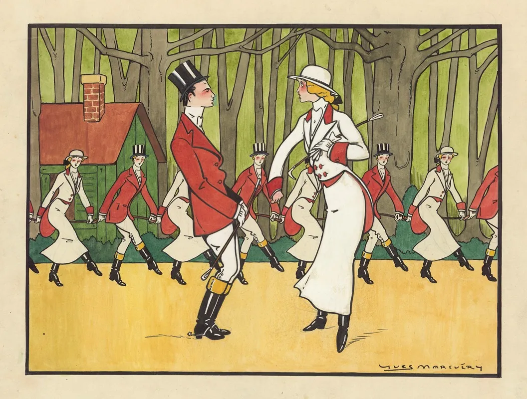 Gaby Deslys Et Harry Pilcer Dans La Revue De Marigny De Michel Carre Et Andre Barde 3