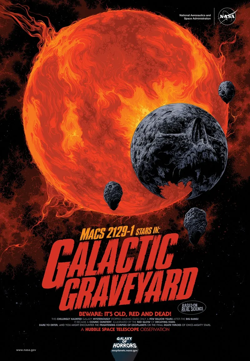 Galactic Graveyard Wall Art by NASA - High-Resolution Digital Print