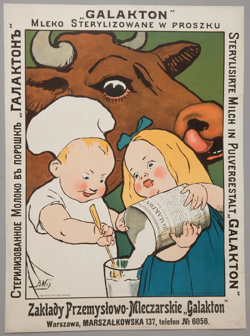 Galakton Mleko Sterylizowane W Proszku Wall Art by Bronisław Wiśniewski - High-Resolution Digital Print