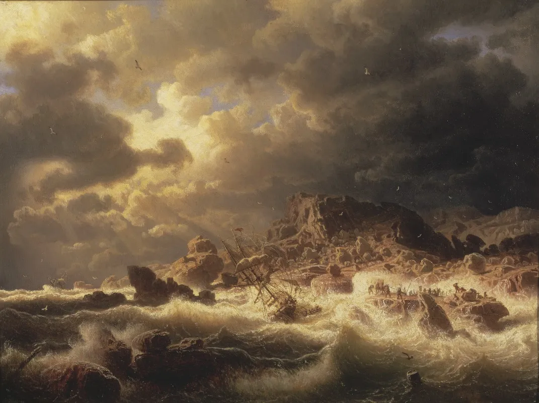Gale On The Bohuslan Coast 2