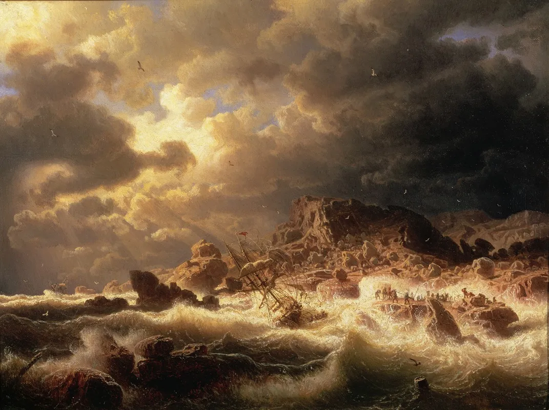 Gale On The Bohuslan Coast