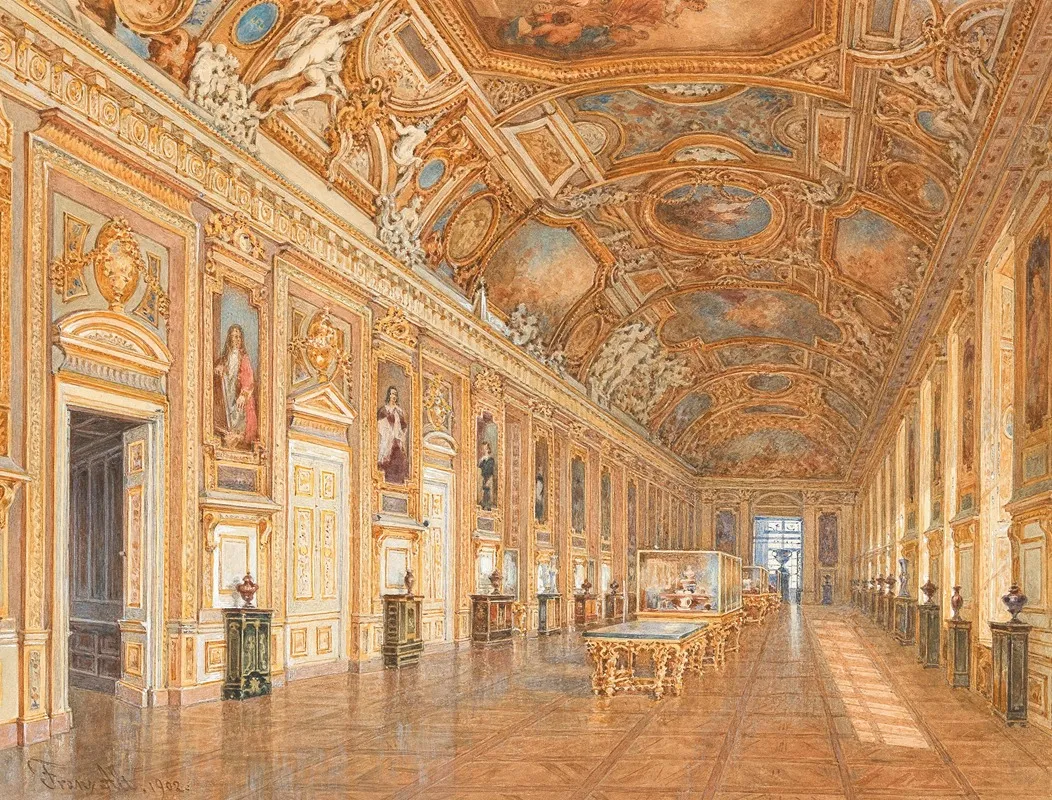 Galerie Dapollon In The Louvre Paris