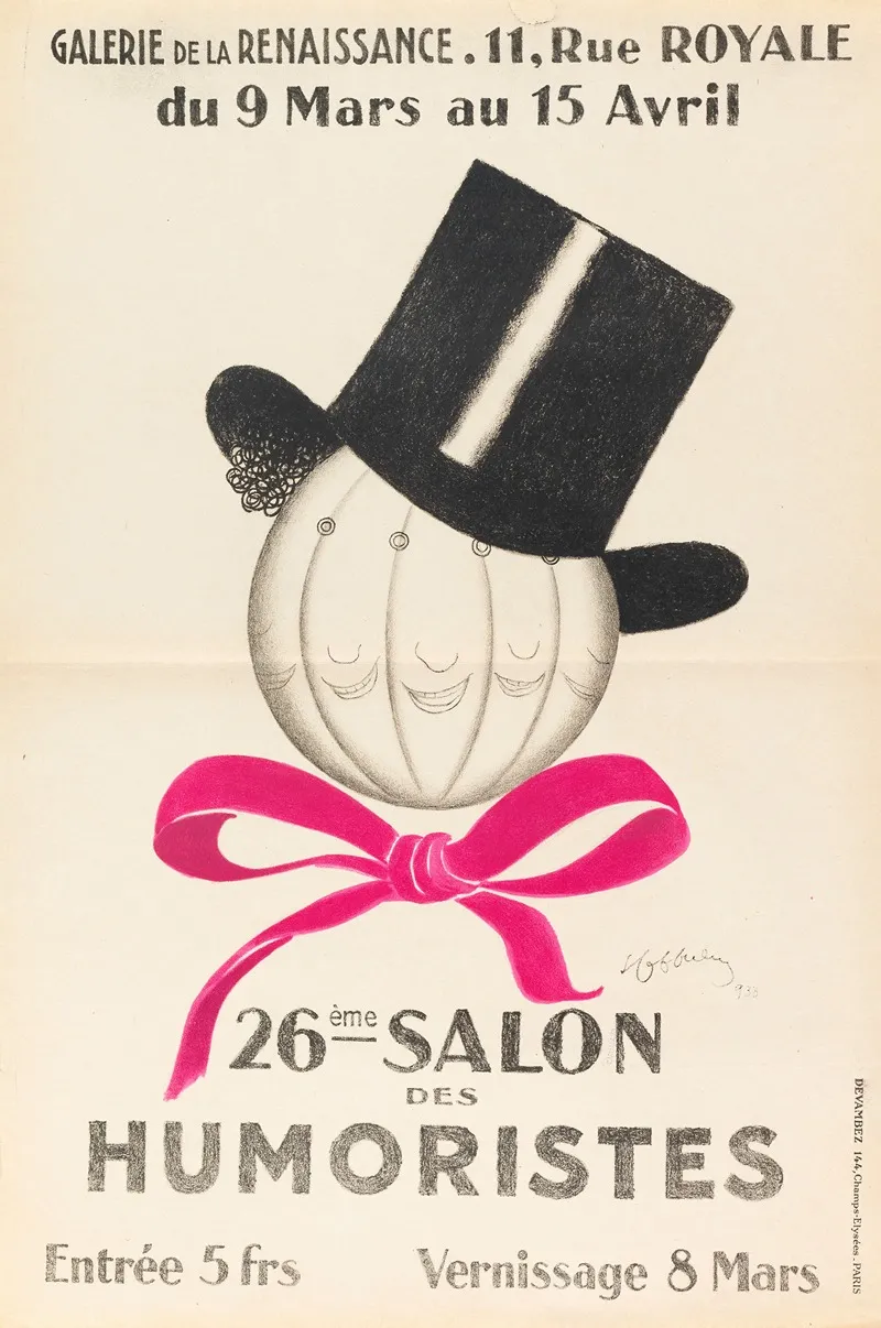 Galerie De La Renaissance 11 Rue Royale Du 9 Mars Au 15 Avril 26eme Salon Des Humoristes