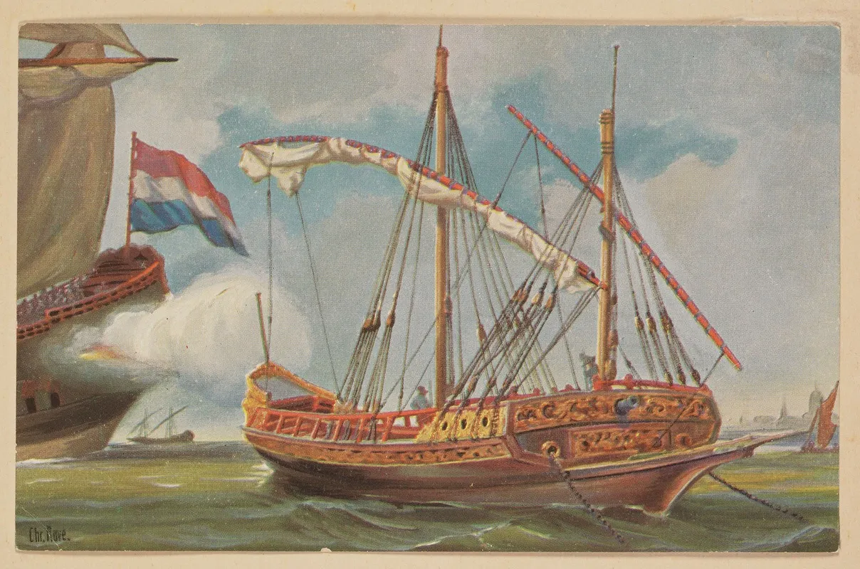 Galley Built In Amsterdam By Peter The Great Wall Art by Christopher Rave - High-Resolution Digital Print