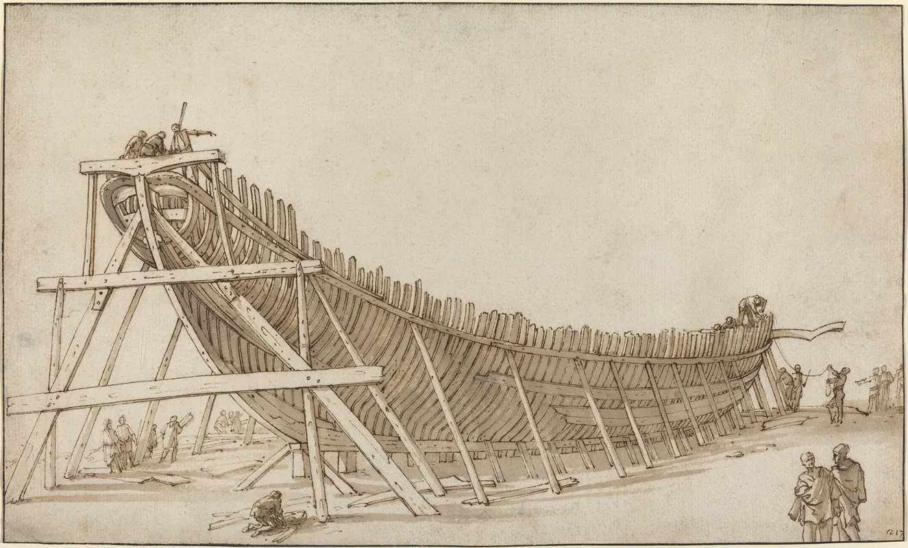 Galley Under Construction Wall Art by Pietro Ciafferi - High-Resolution Digital Print