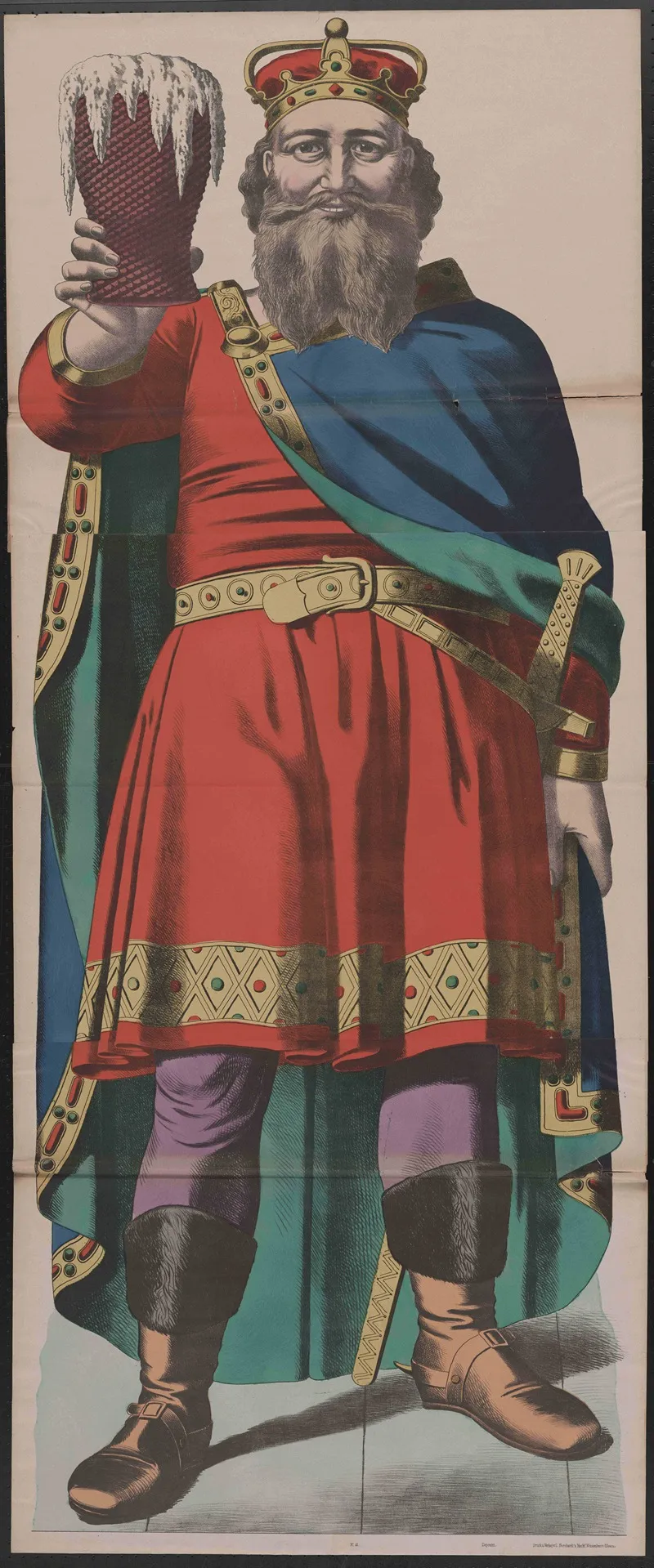 Gambrinus Konig Von Flandern Und Brabant Erfinder Der Bierbrauerei