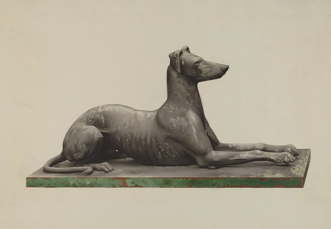 Garden Ornament Greyhound