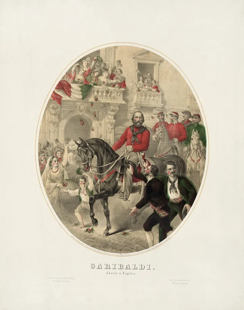 Garibaldi Entree A Naples Wall Art by F. Ratellier &amp; Co. - High-Resolution Digital Print