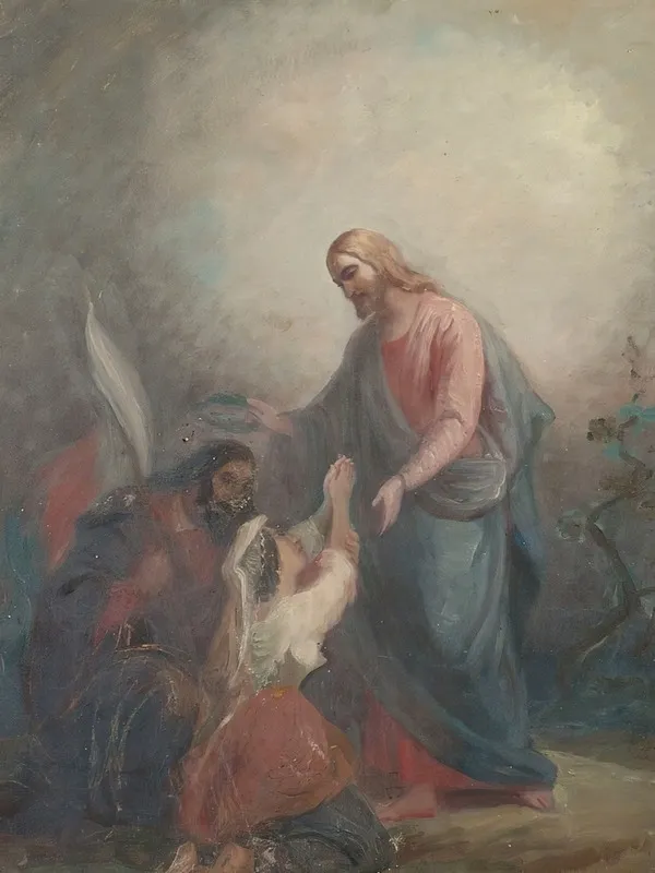 Garibaldi Leads Italy To The Blessing Of Christ Wall Art by Robert Wilhelm Ekman - High-Resolution Digital Print