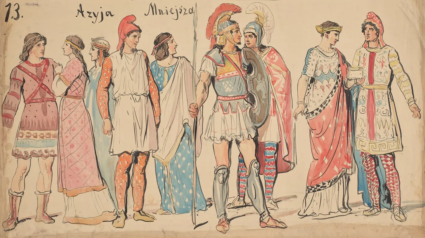 Garments Of Asia Minor Inhabitants