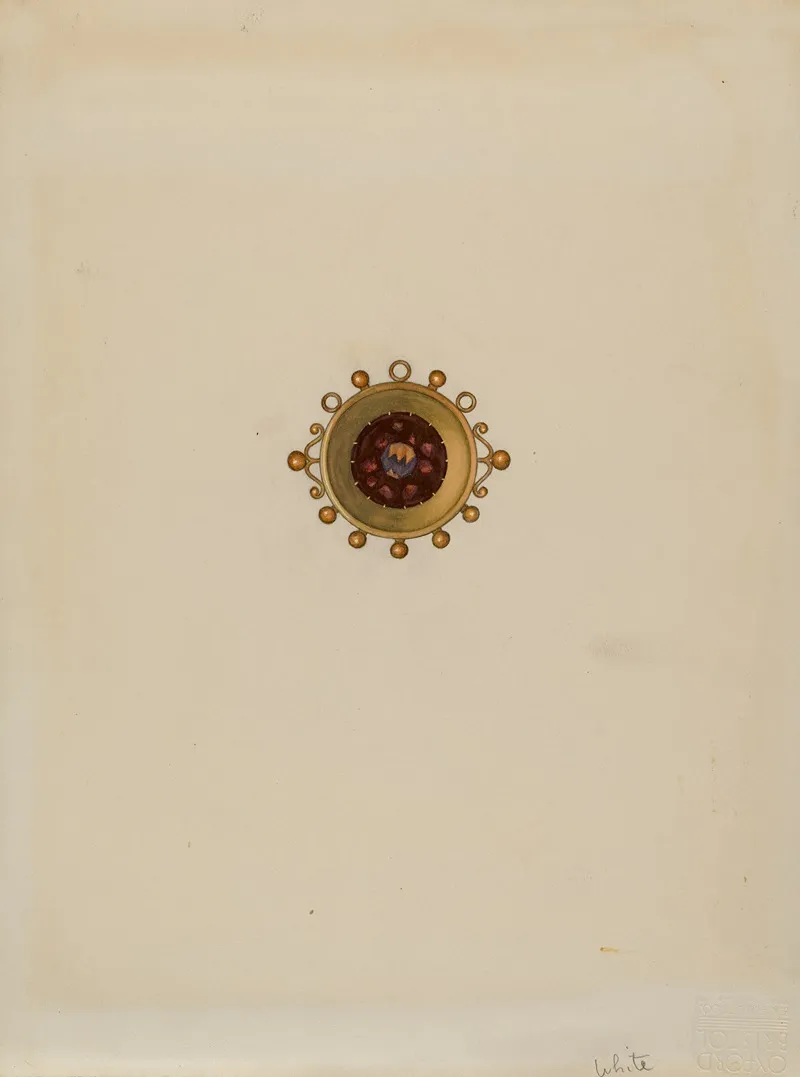 Garnet Earring
