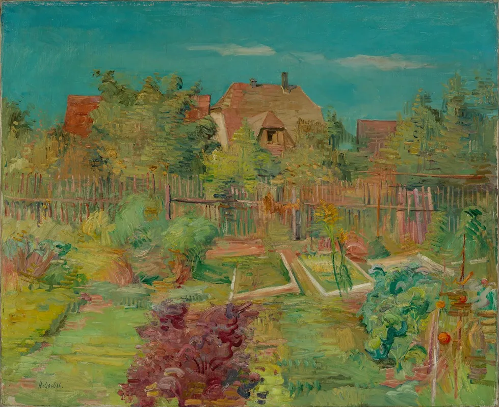 Garten Im Herbst Wall Art by Hermann Goebel - High-Resolution Digital Print