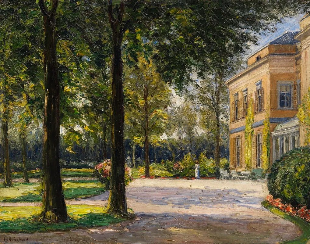 Garten In Noordwijk Haus Offem Wall Art by Leo Klein von Diepold - High-Resolution Digital Print