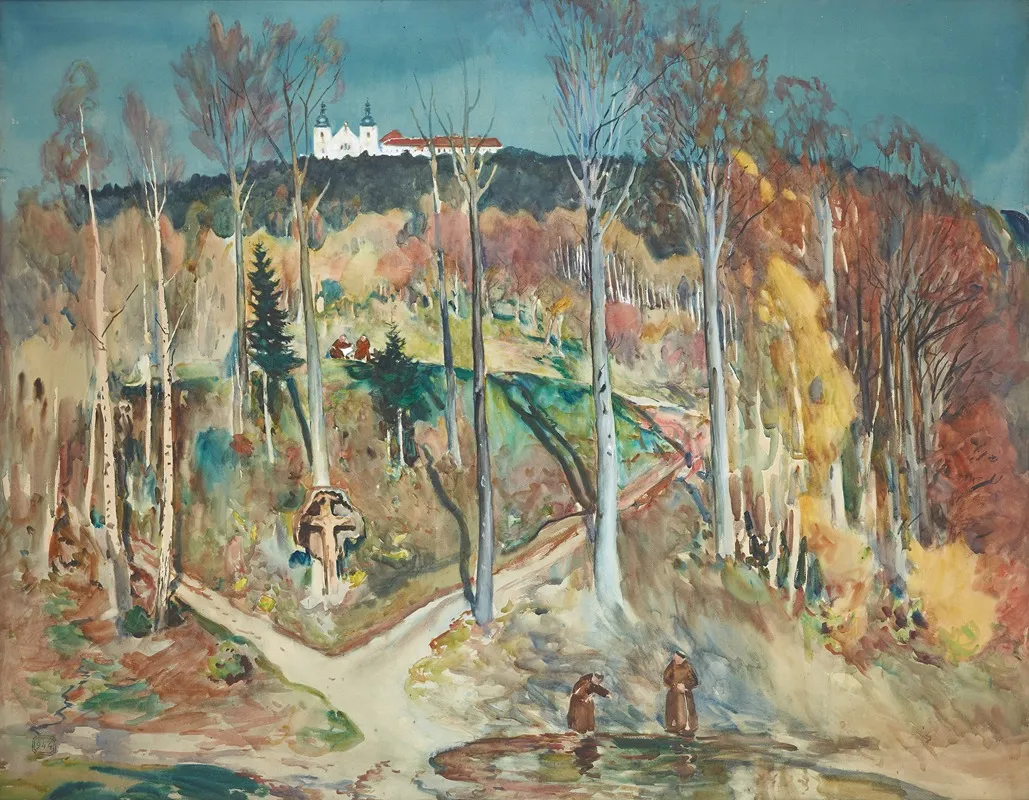 Garten Waldhang Bei Maria Taferl In Der Wachau Wall Art by Julian Falat - High-Resolution Digital Print