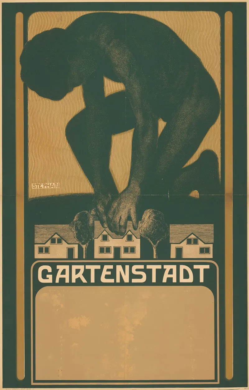 Gartenstadt Wall Art by Erich Stephani - High-Resolution Digital Print