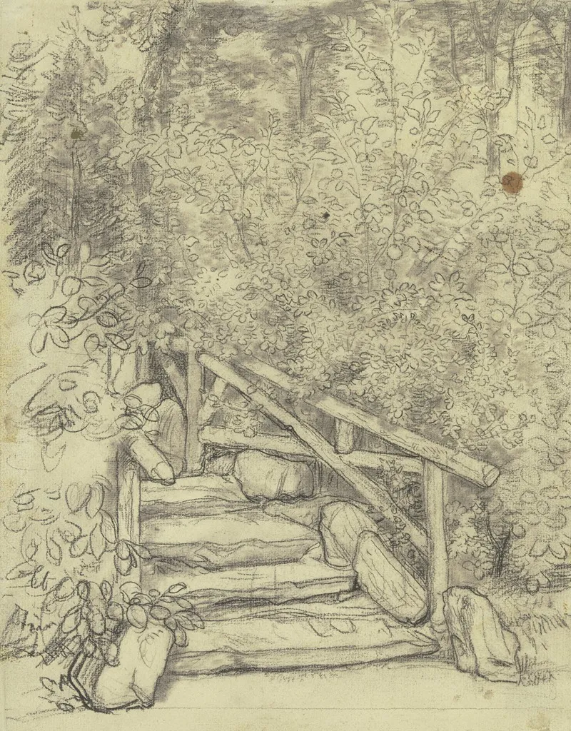 Gartenstudie Fur Das Portrat Der Frau Binding