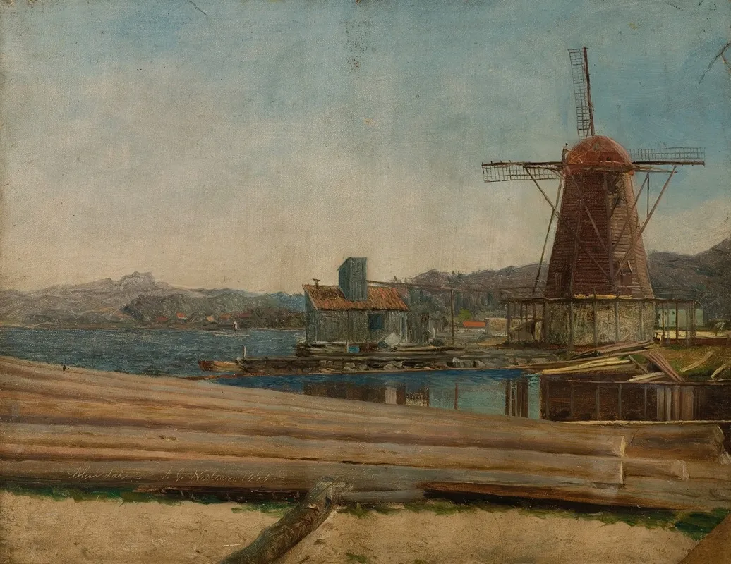 Garveriet Mandal Wall Art by Amaldus Nielsen - High-Resolution Digital Print