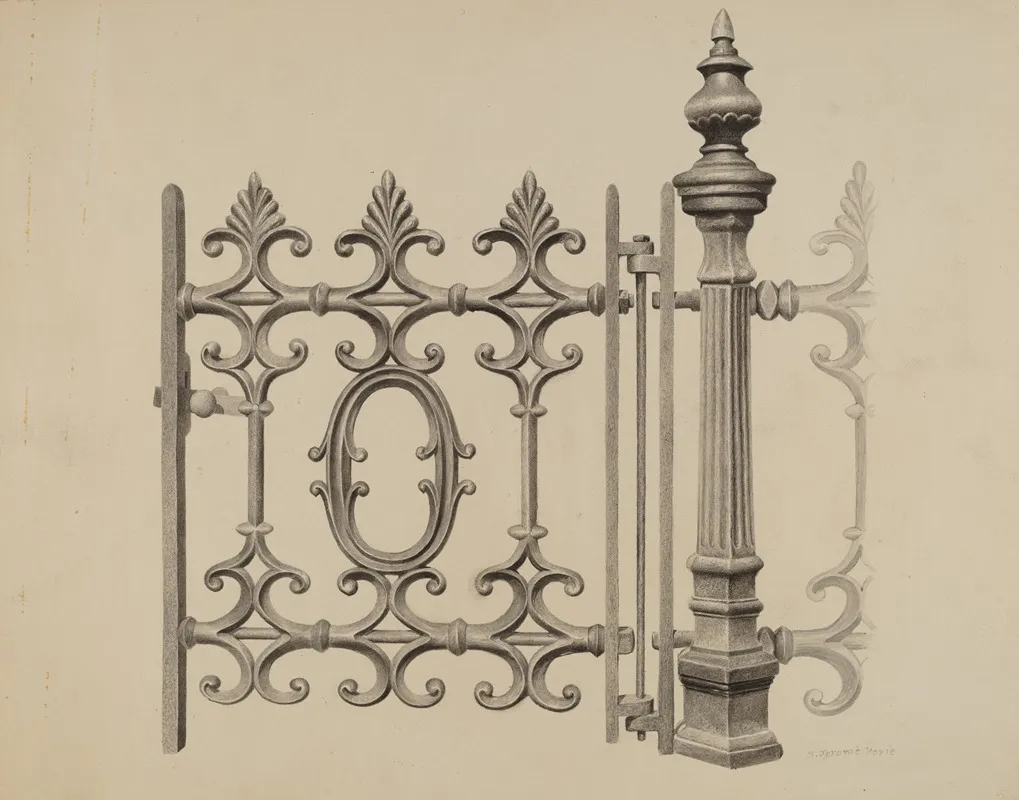 Gate And Gatepost 2