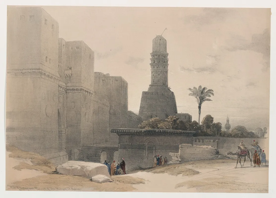 Gate Of Victory Bab An Nasr And Mosque Of El Hakim Wall Art by David Roberts - High-Resolution Digital Print
