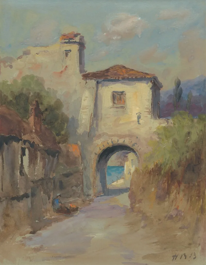 Gateway Wall Art by Hercules Brabazon Brabazon - High-Resolution Digital Print