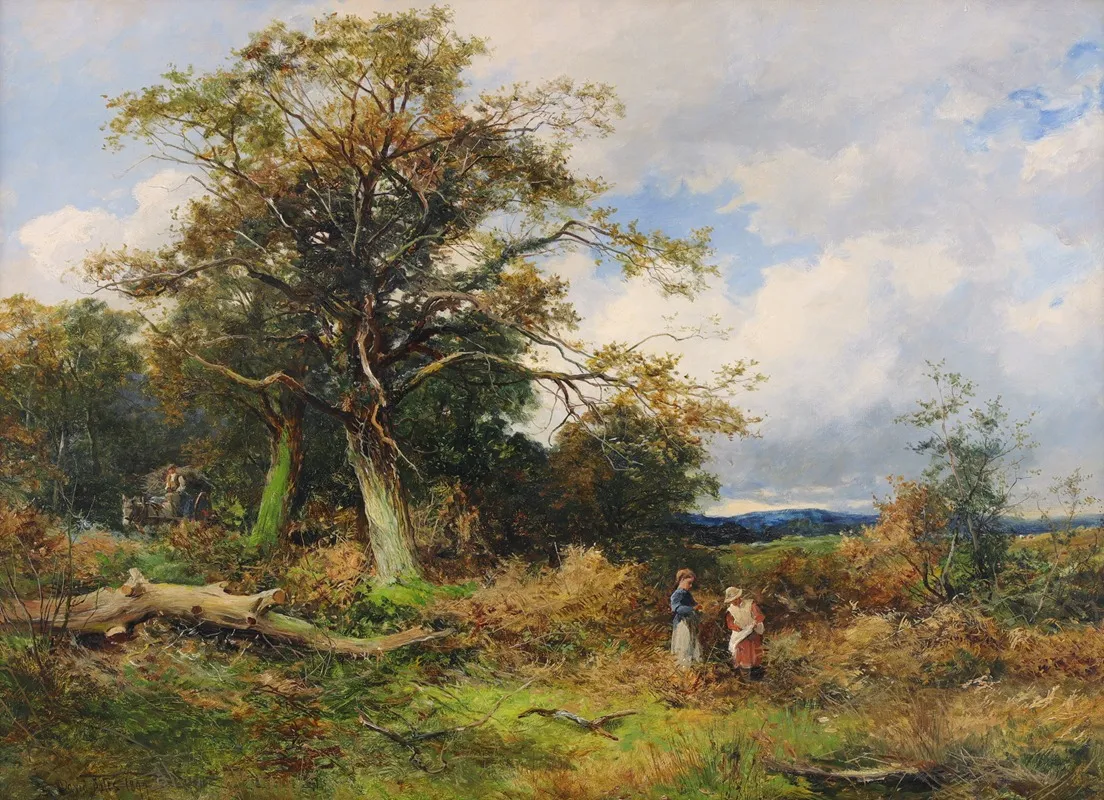Gathering Firewood In Sutton Park Birmingham