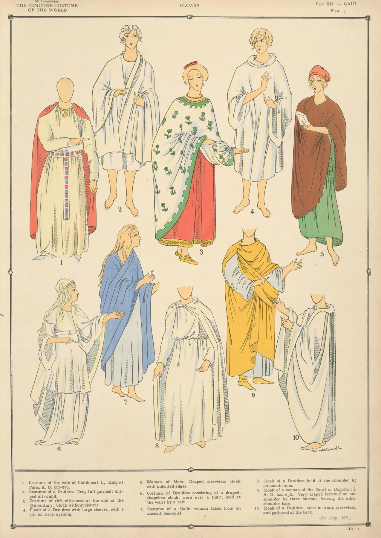 Gaul Cloaks Wall Art by Paul Louis de Giafferri - High-Resolution Digital Print