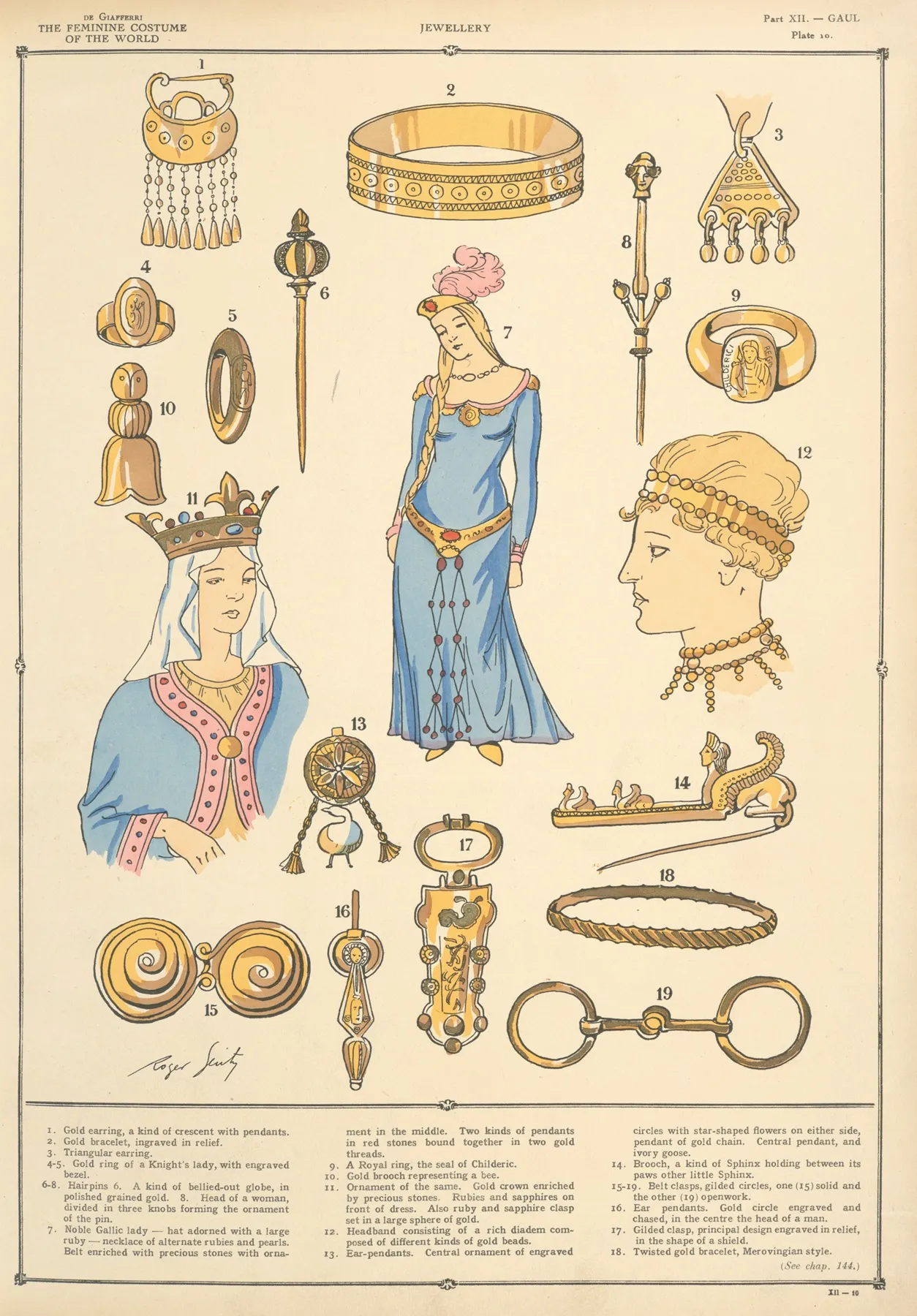 Gaul Jewellery Wall Art by Paul Louis de Giafferri - High-Resolution Digital Print