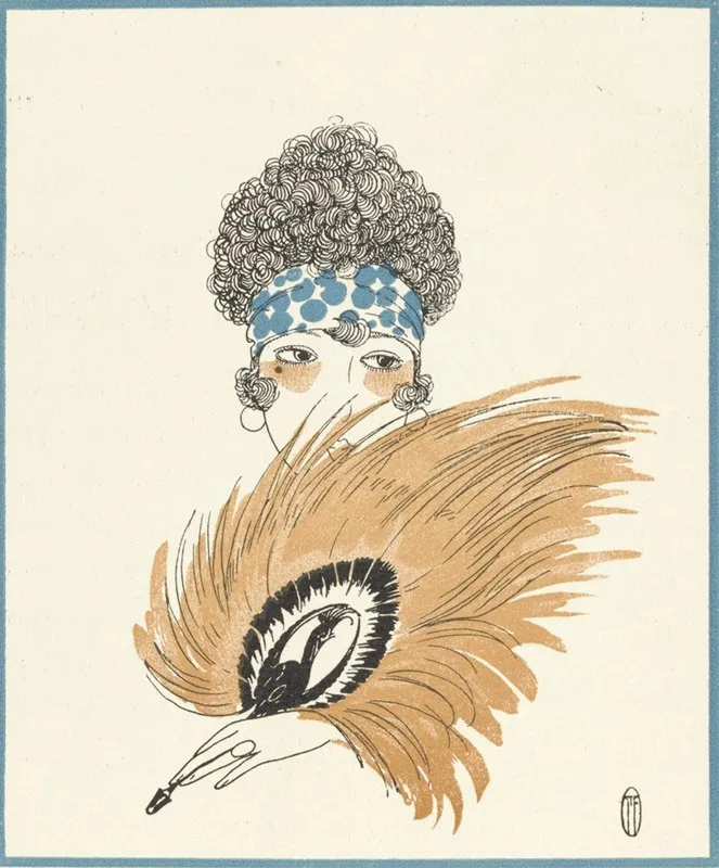 Gazette Du Bon Ton 1920 No 1 P Ii Coiffure Par Emile Wall Art by Imprimerie Studium - High-Resolution Digital Print