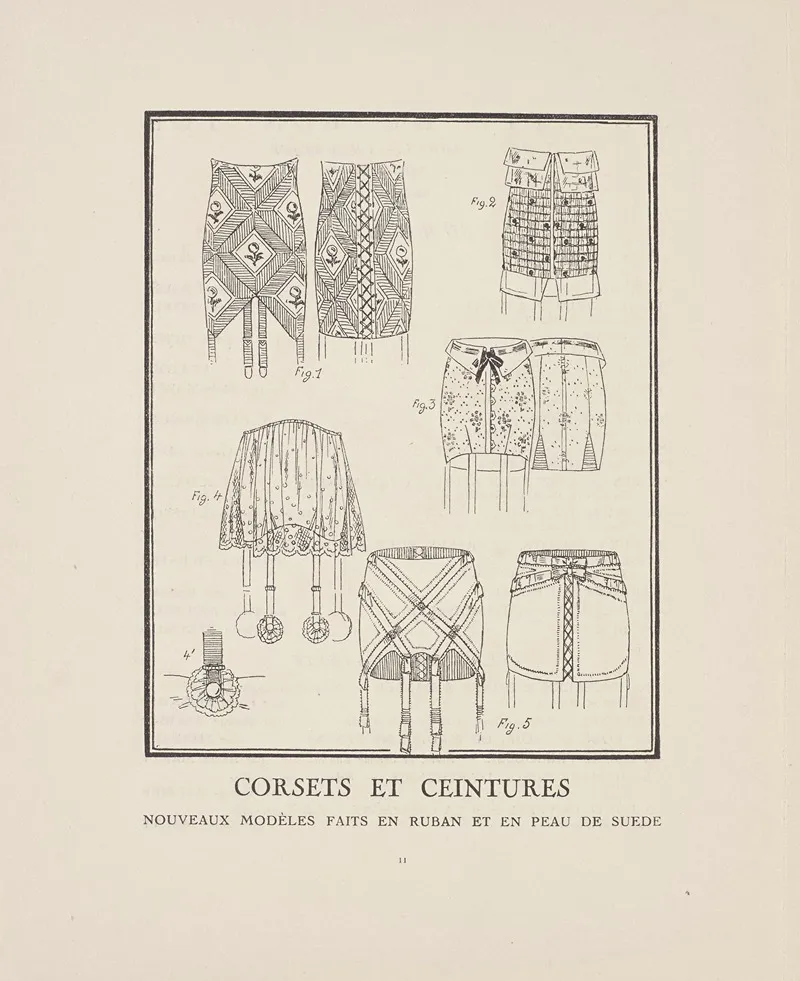 Gazette Du Bon Ton Corsets Et Ceintures