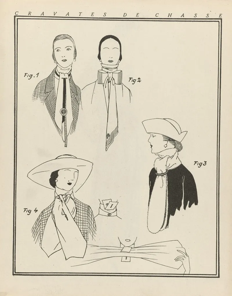 Gazette Du Bon Ton Cravate De Chasse