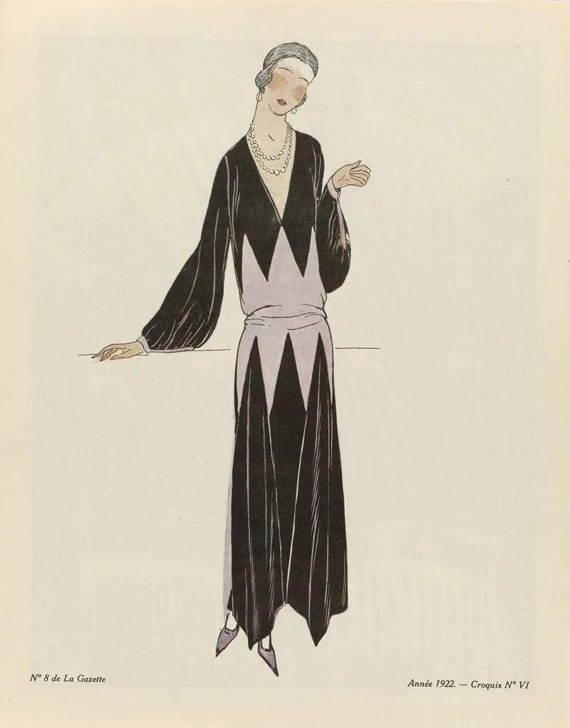 Gazette Du Bon Ton Croquis No Vi