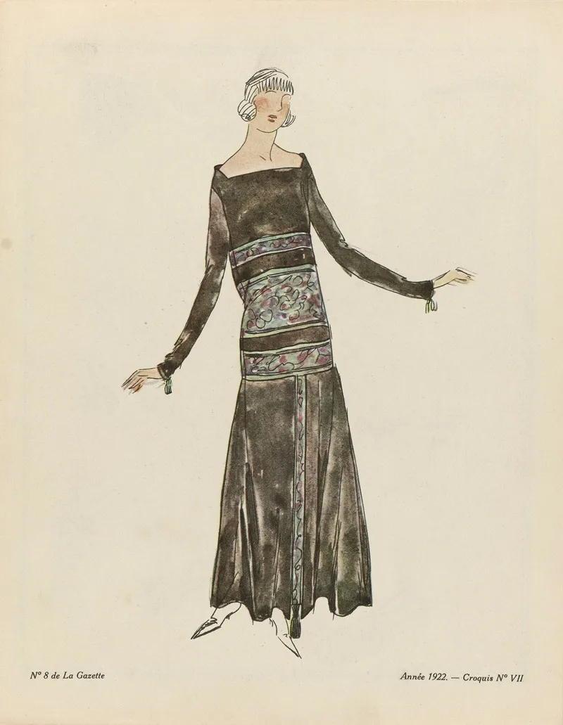 Gazette Du Bon Ton Croquis No Vii