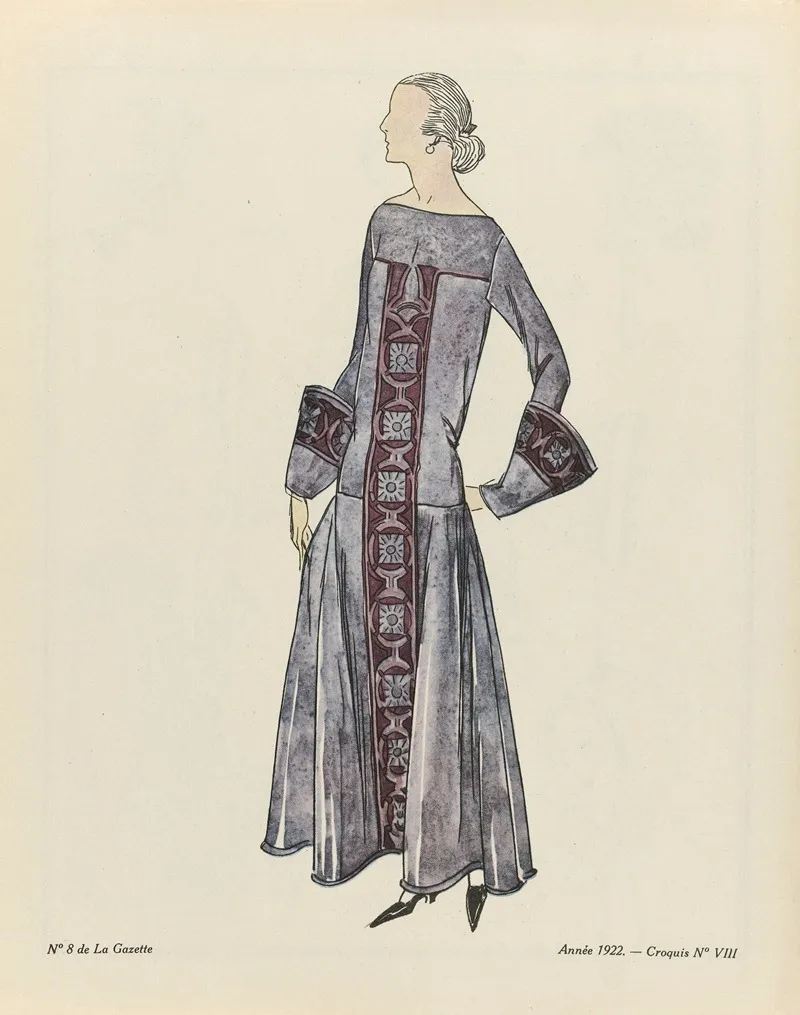 Gazette Du Bon Ton Croquis No Viii