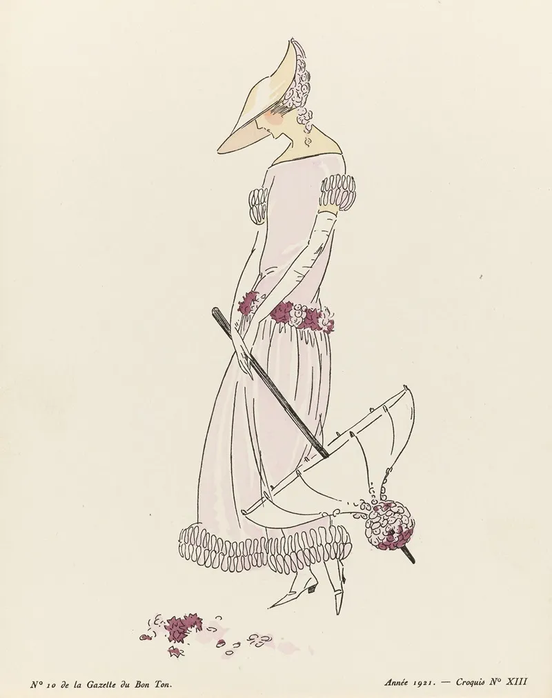 Gazette Du Bon Ton Croquis No Xiii