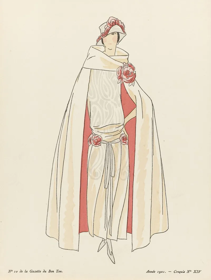 Gazette Du Bon Ton Croquis No Xiv