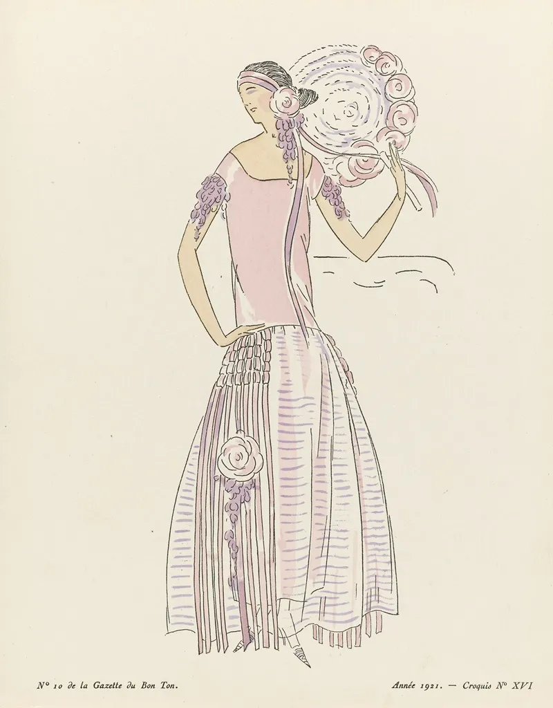 Gazette Du Bon Ton Croquis No Xvi