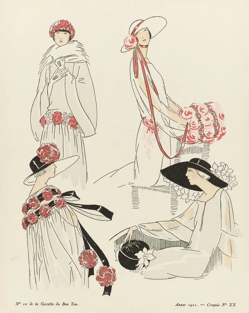 Gazette Du Bon Ton Croquis No Xx