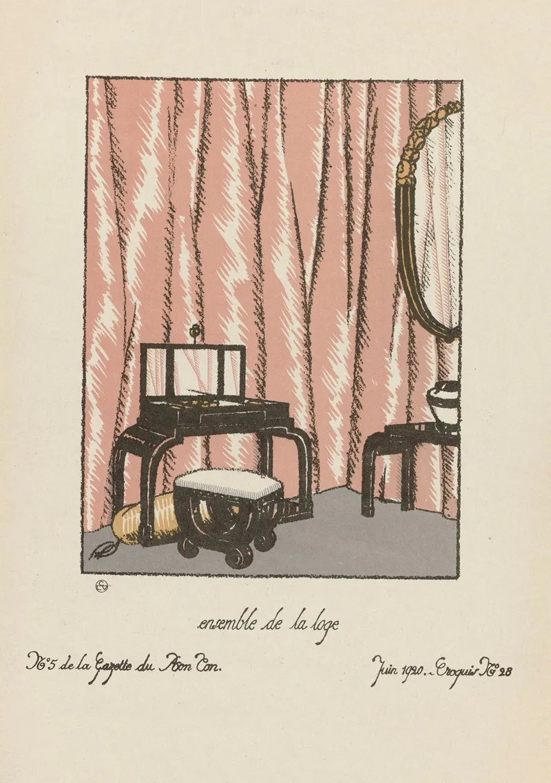 Gazette Du Bon Ton Ensemble De La Loge