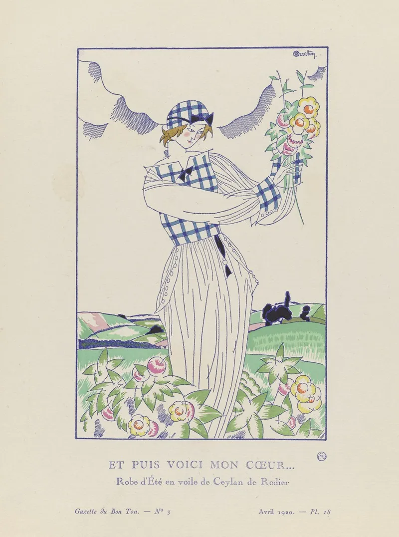 Gazette Du Bon Ton Et Puis Voici Mon Coeur Robe Dete En Voile De Ceylan De Rodier