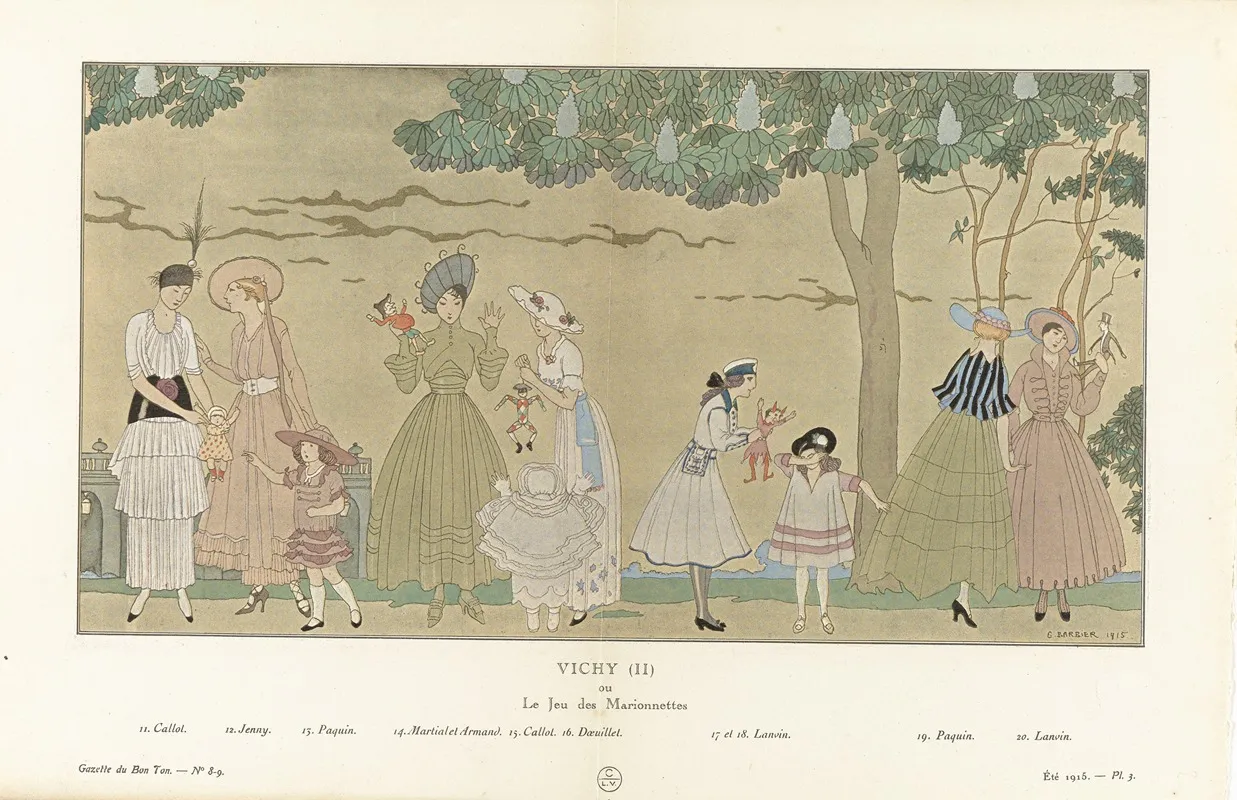 Gazette Du Bon Ton Ete Le Jeu Des Marionnettes
