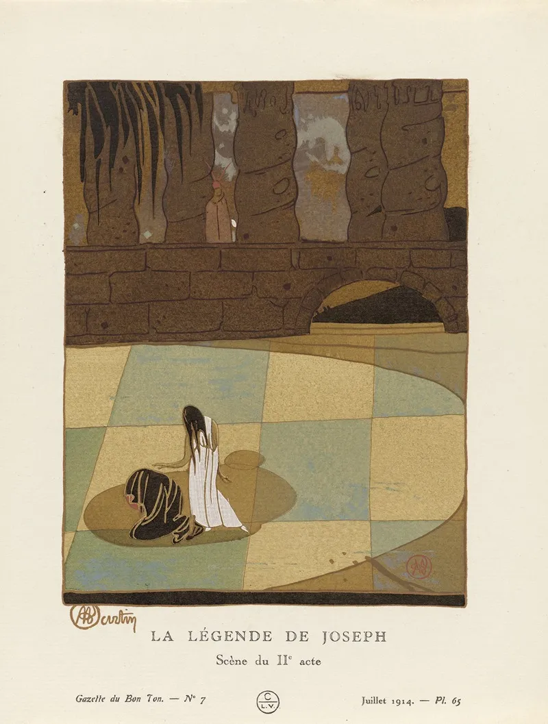 Gazette Du Bon Ton La Legende De Joseph Scene Du Iie Acte