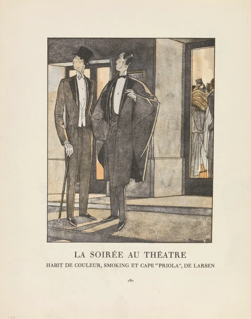 Gazette Du Bon Ton La Soiree Au Theatre