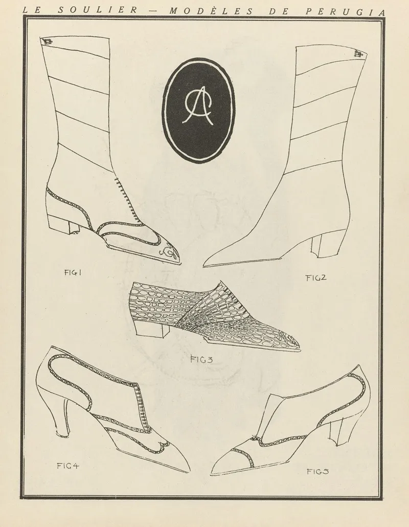 Gazette Du Bon Ton Le Soulier Modeles De Perugia